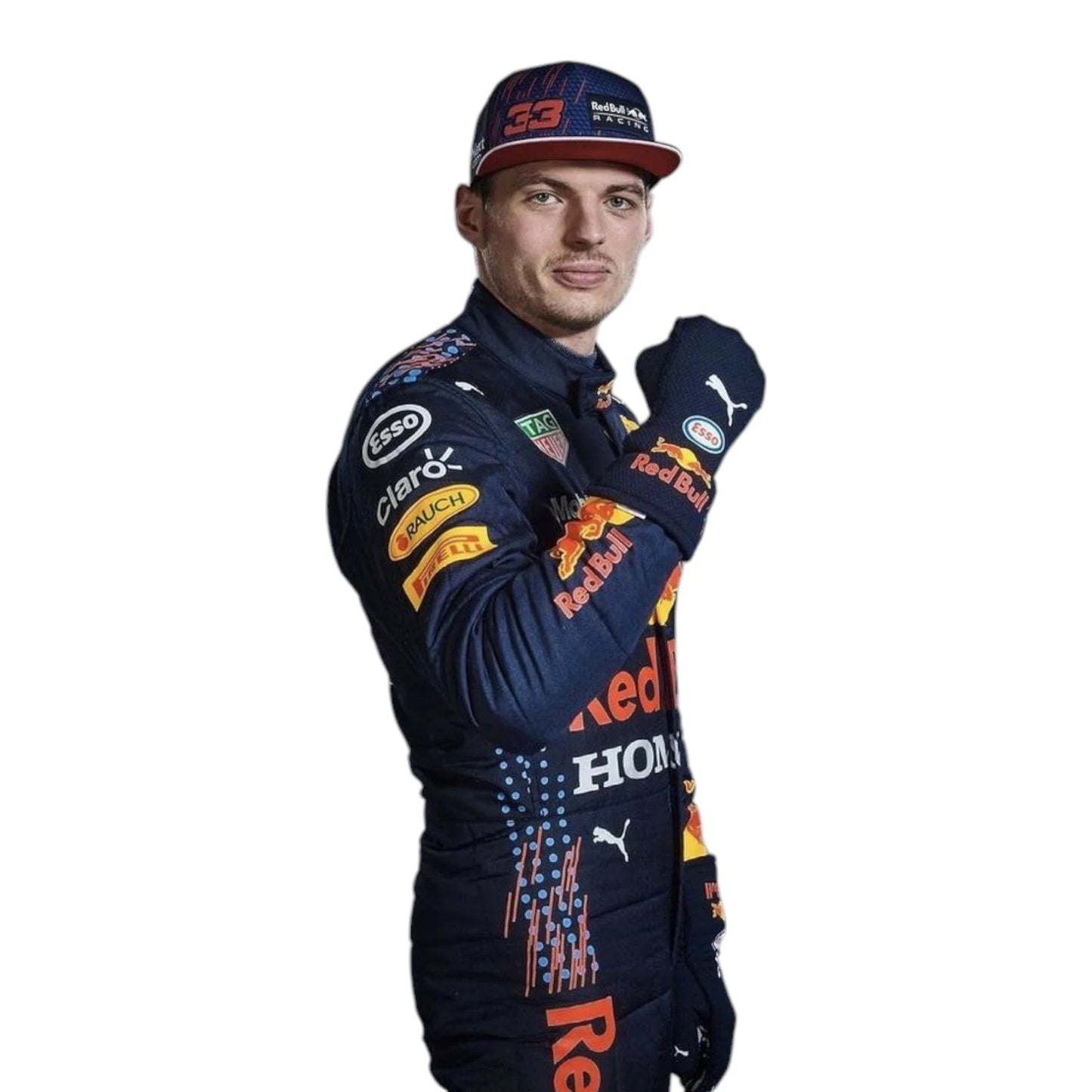 2021 Max Verstappen Red Bull F1 Race Suit Ex Race Gear