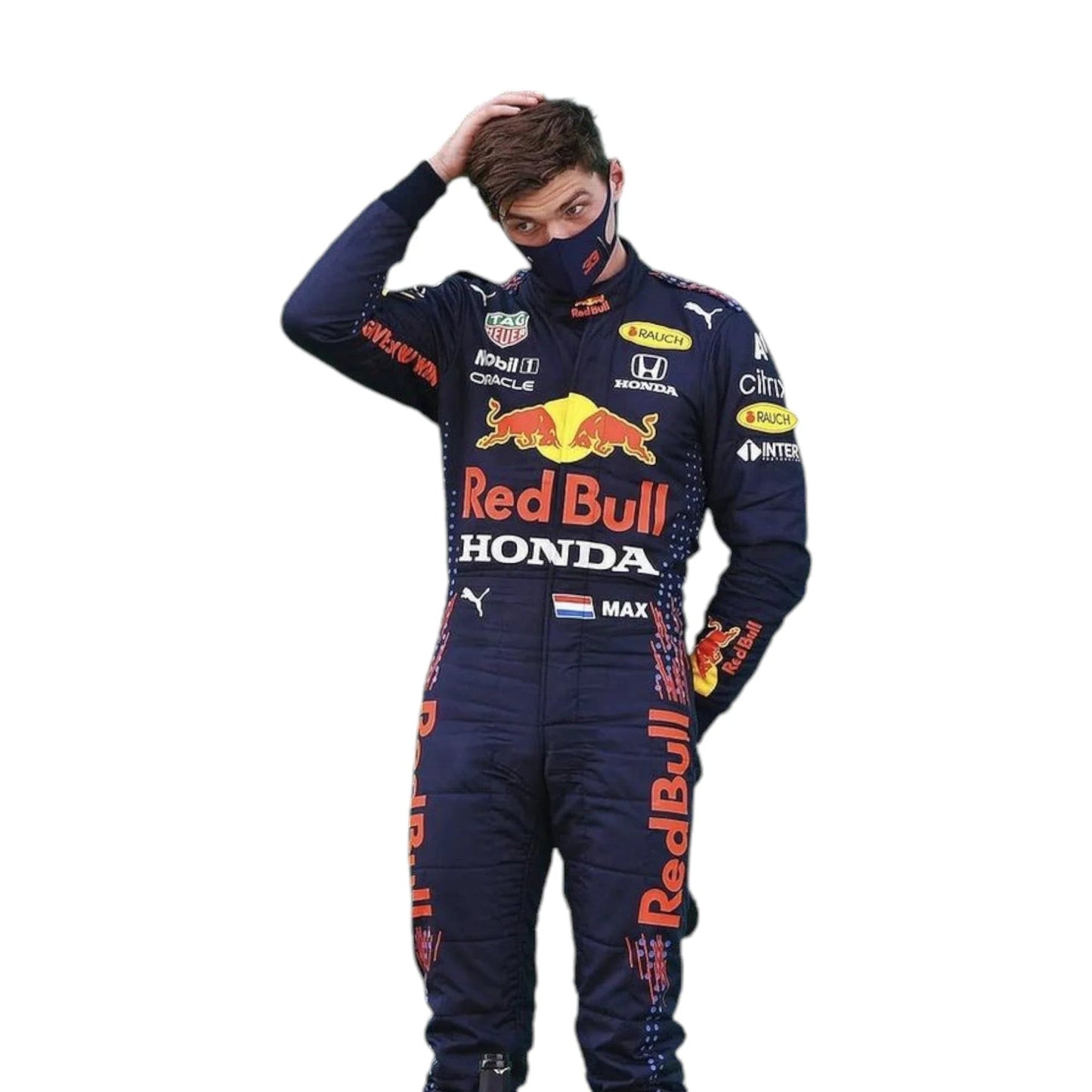 2021 Max Verstappen Red Bull F1 Race Suit Ex Race Gear