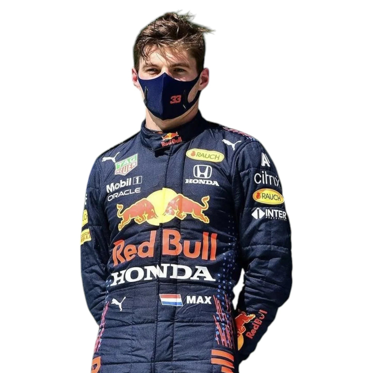 2021 Max Verstappen Red Bull F1 Race Suit Ex Race Gear