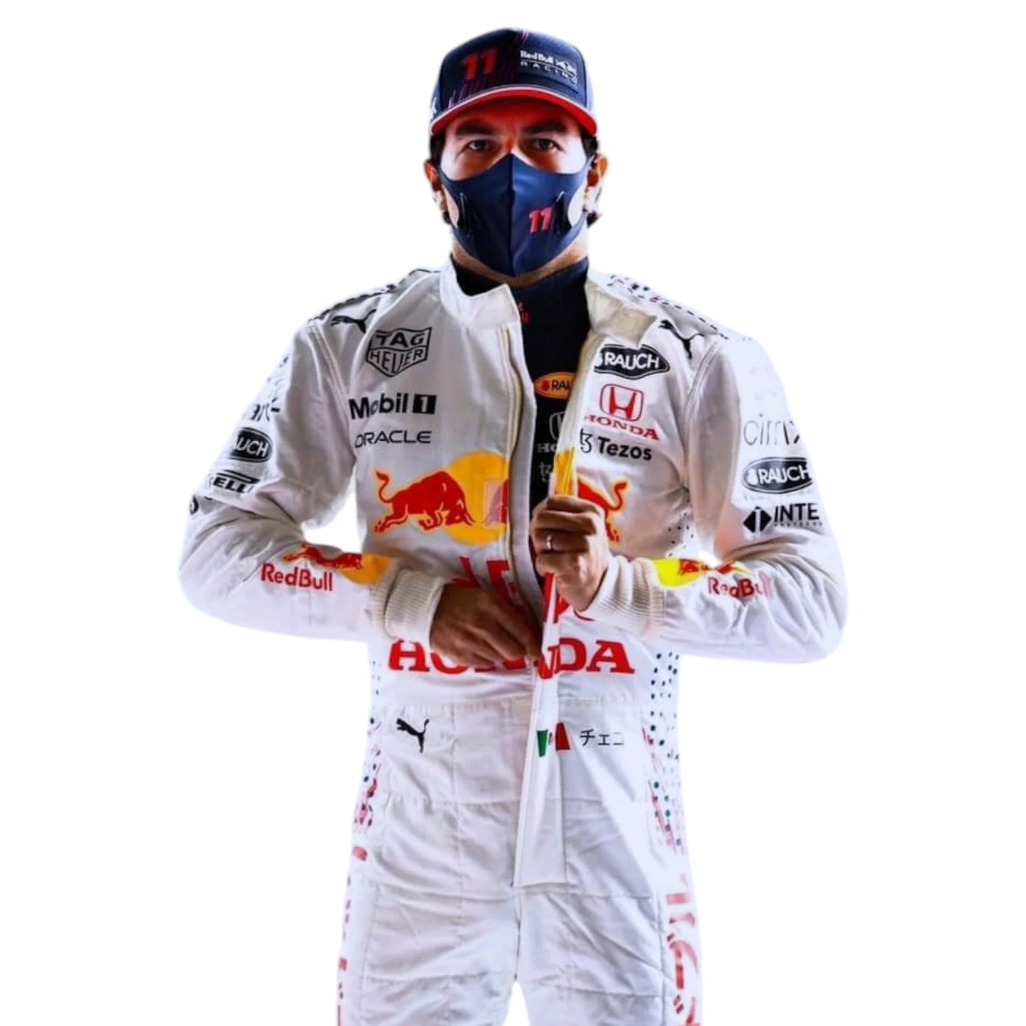 2021 Sergio Perez Red Bull Unveil Special Turkish Gp Race Suit Ex Race Gear