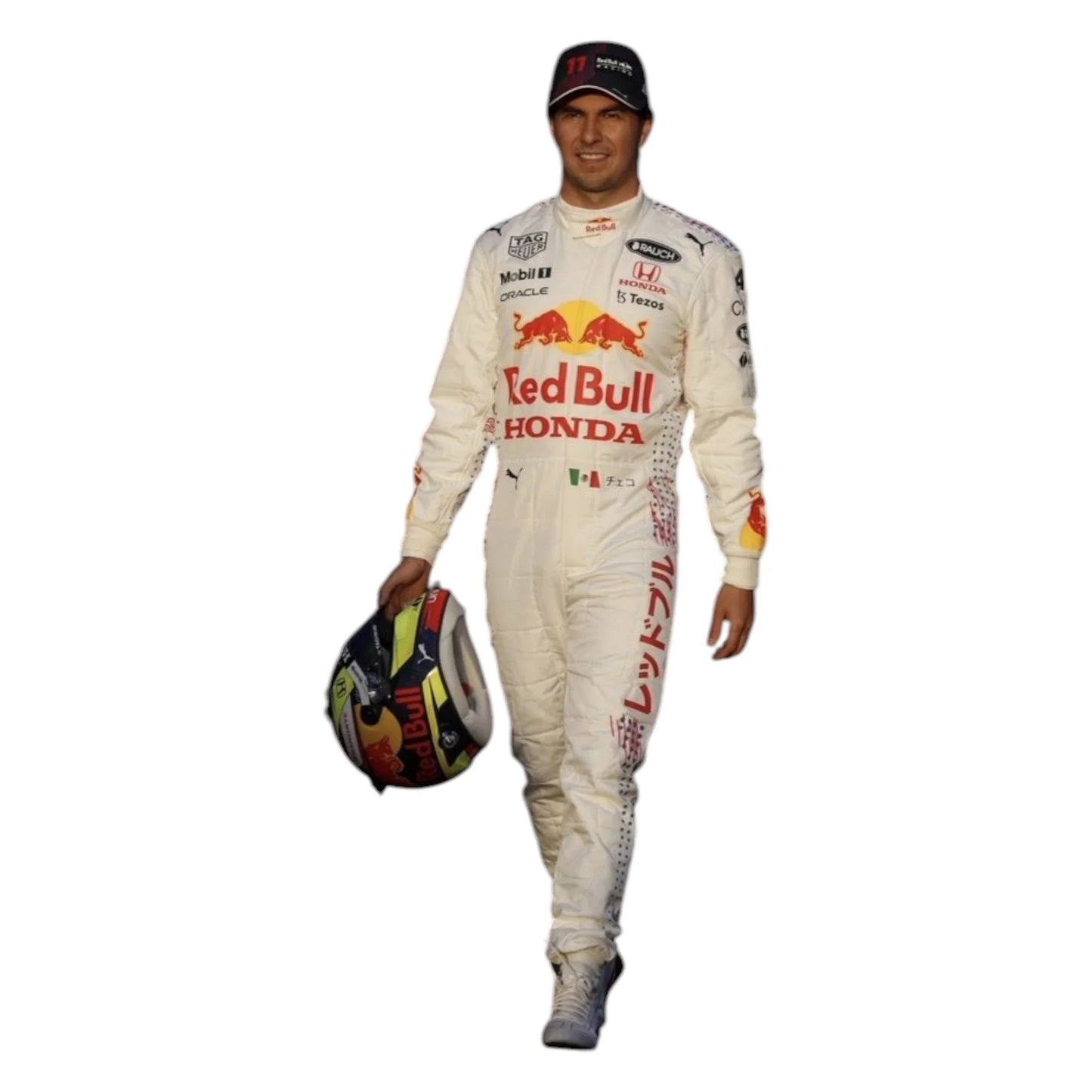 2021 Sergio Perez Red Bull Unveil Special Turkish Gp Race Suit Ex Race Gear
