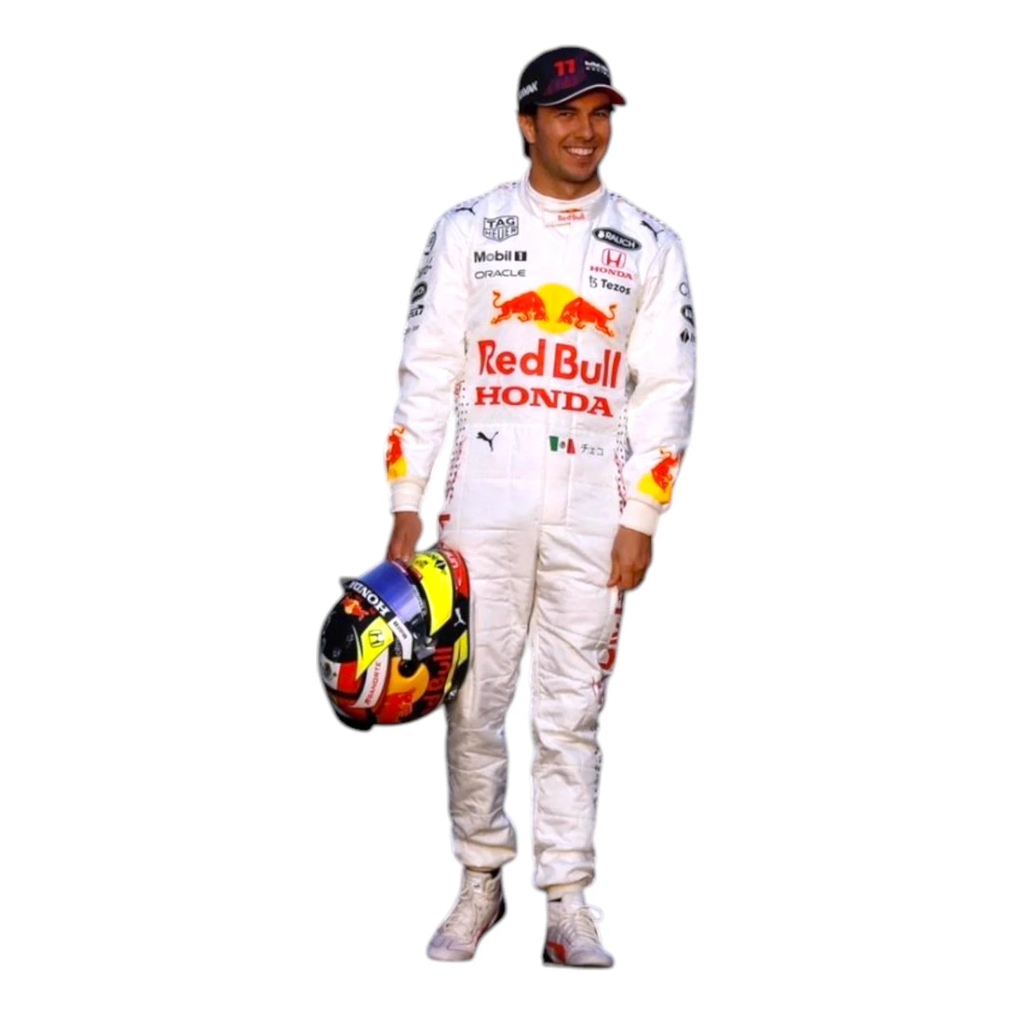 2021 Sergio Perez Red Bull Unveil Special Turkish Gp Race Suit Ex Race Gear