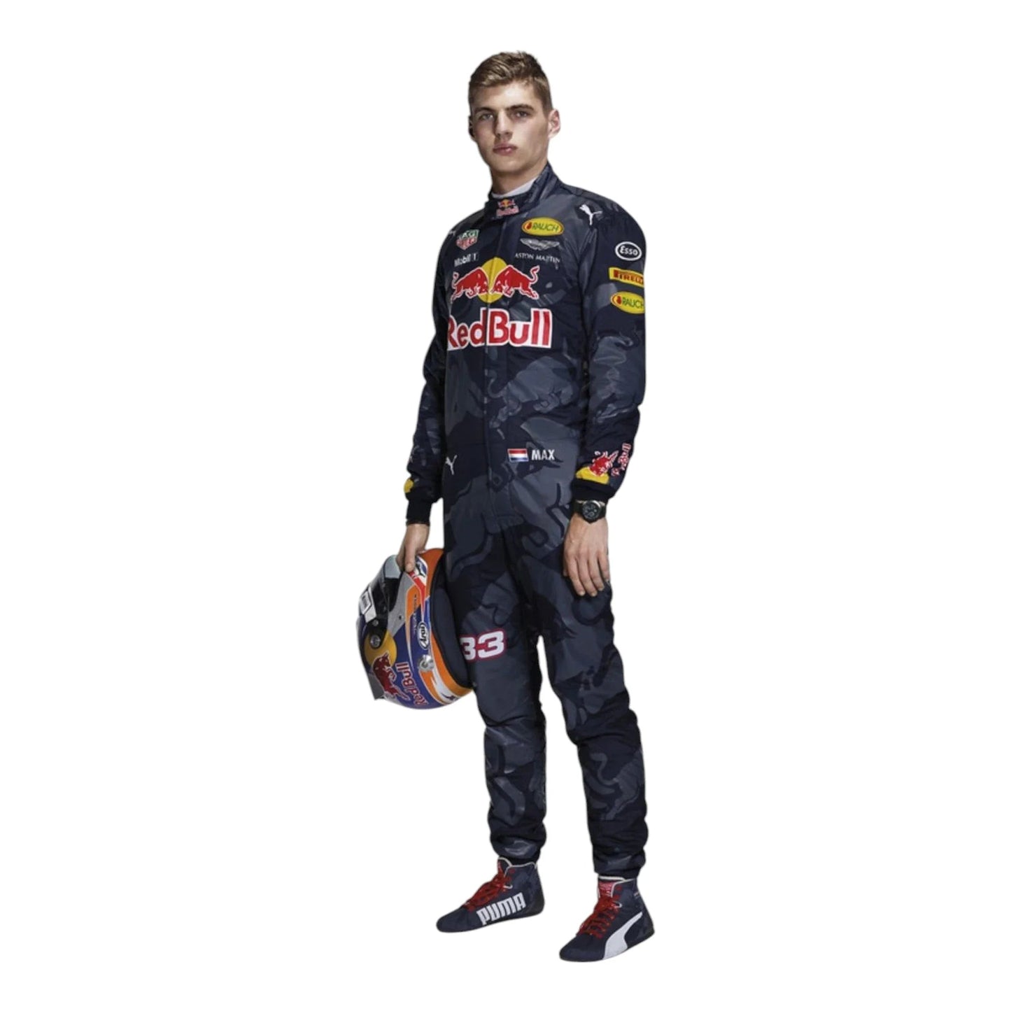 2016 Max Verstappen Race Red Bull Racing F1 Suit Ex Race Gear
