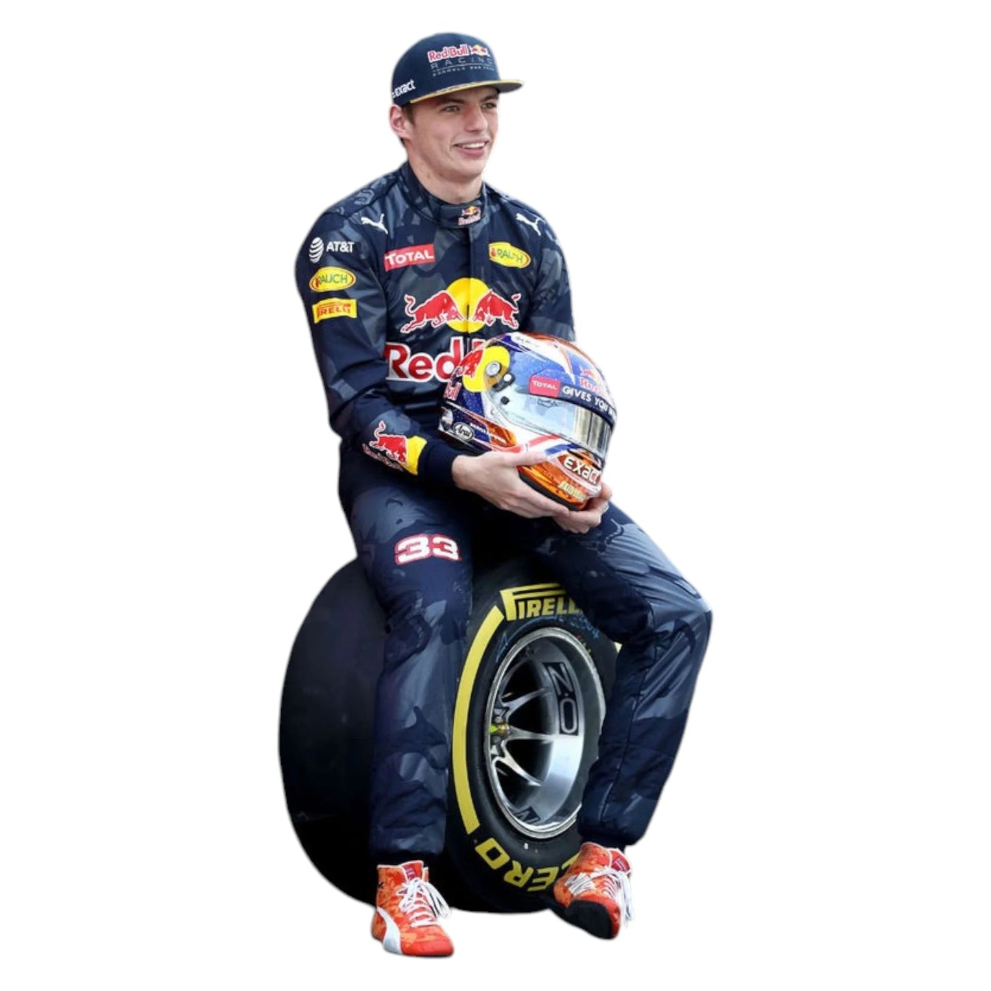 2016 Max Verstappen Race Red Bull Racing F1 Suit Ex Race Gear