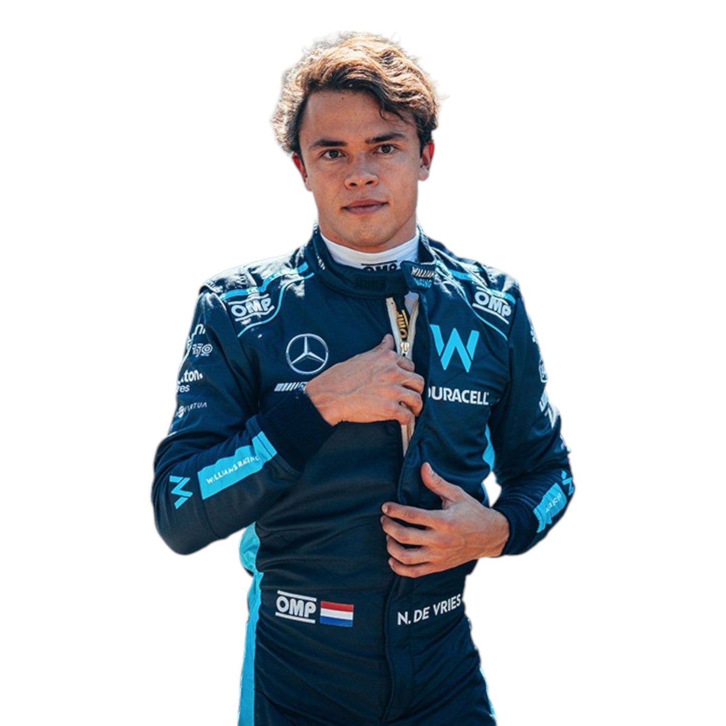 2022 Nyck De Vries Williams F1 Racing Suit Replica Ex Race Gear