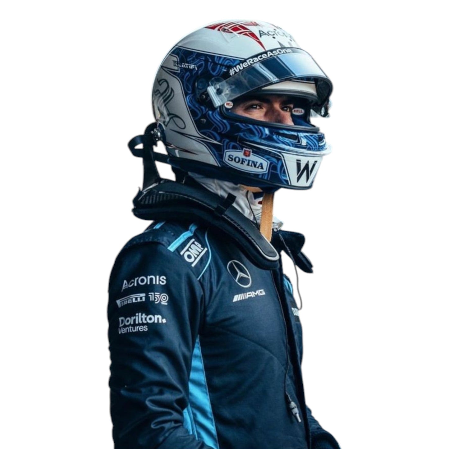 2022 Nyck De Vries Williams F1 Racing Suit Replica Ex Race Gear