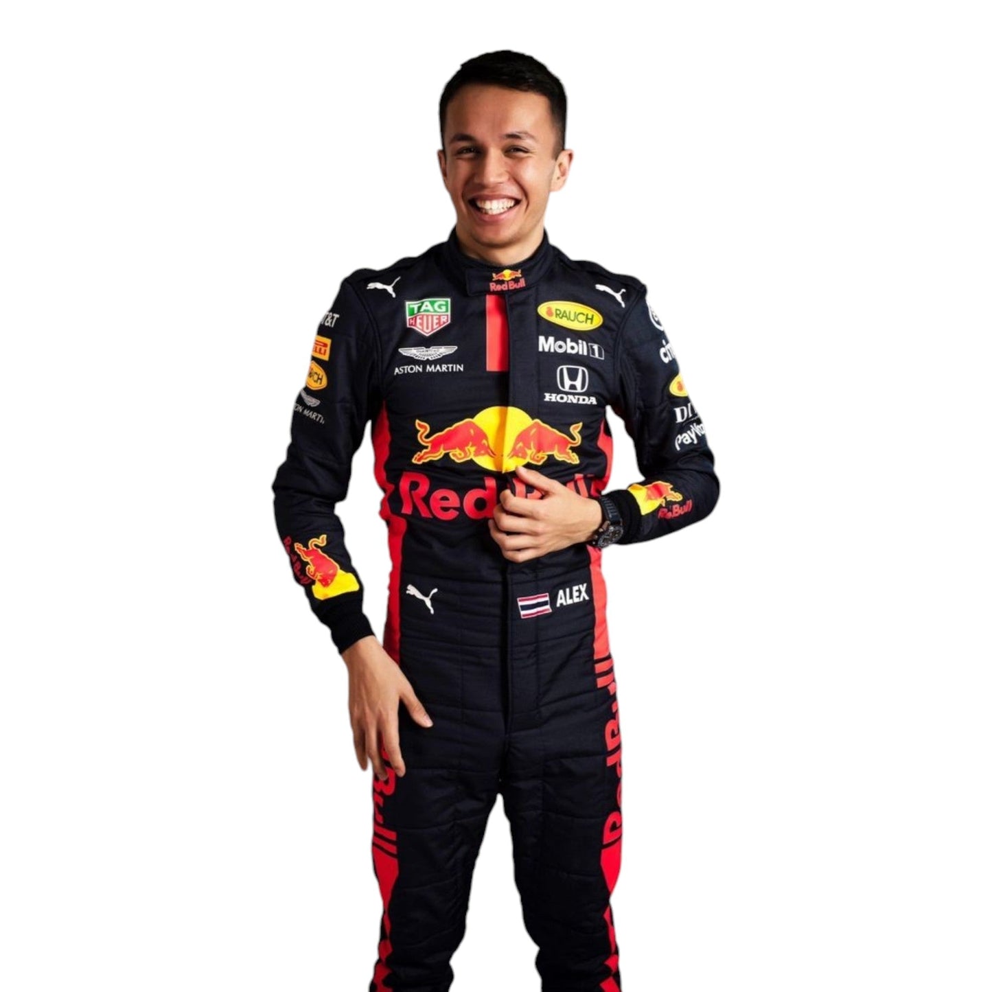 2020 Alex Albon Red Bull Honda F1 Replica Race Suit Ex Race Gear