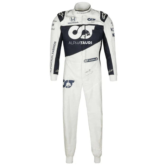 Yuki Tsunoda 2021 Replica F1 Suit - AlphaTauri Rookie Season - Ex Race Gear
