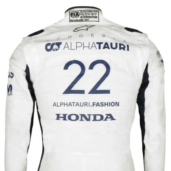 Yuki Tsunoda 2021 Replica F1 Suit - AlphaTauri Rookie Season - Ex Race Gear