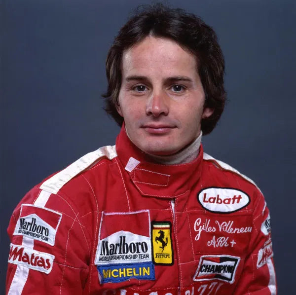 1978 Gilles Villeneuve Red Smeg Embroidered F1 Replica Race Suit Rustle Racewears