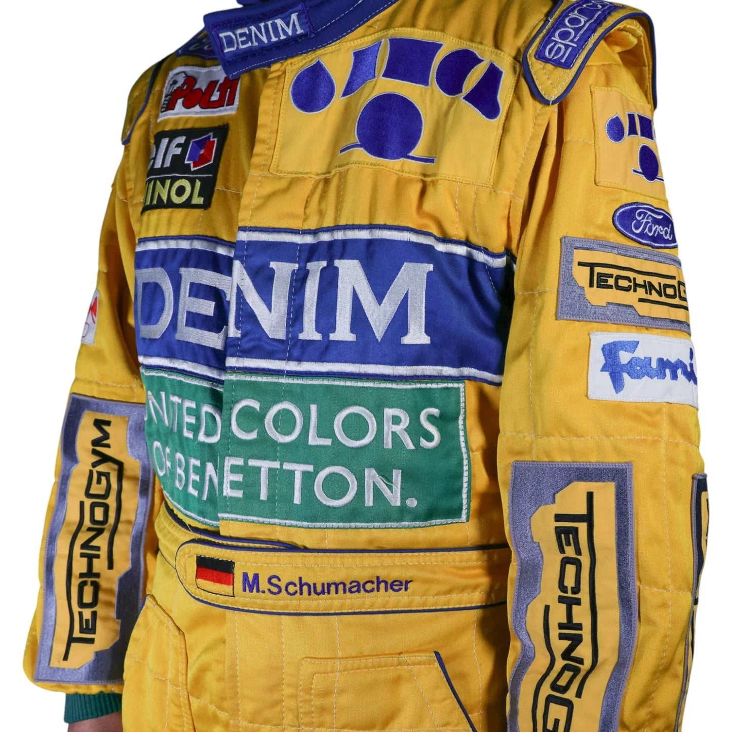 1993 Michael Schumacher Benetton-Ford F1 Racing Suit - Ex Race Gear