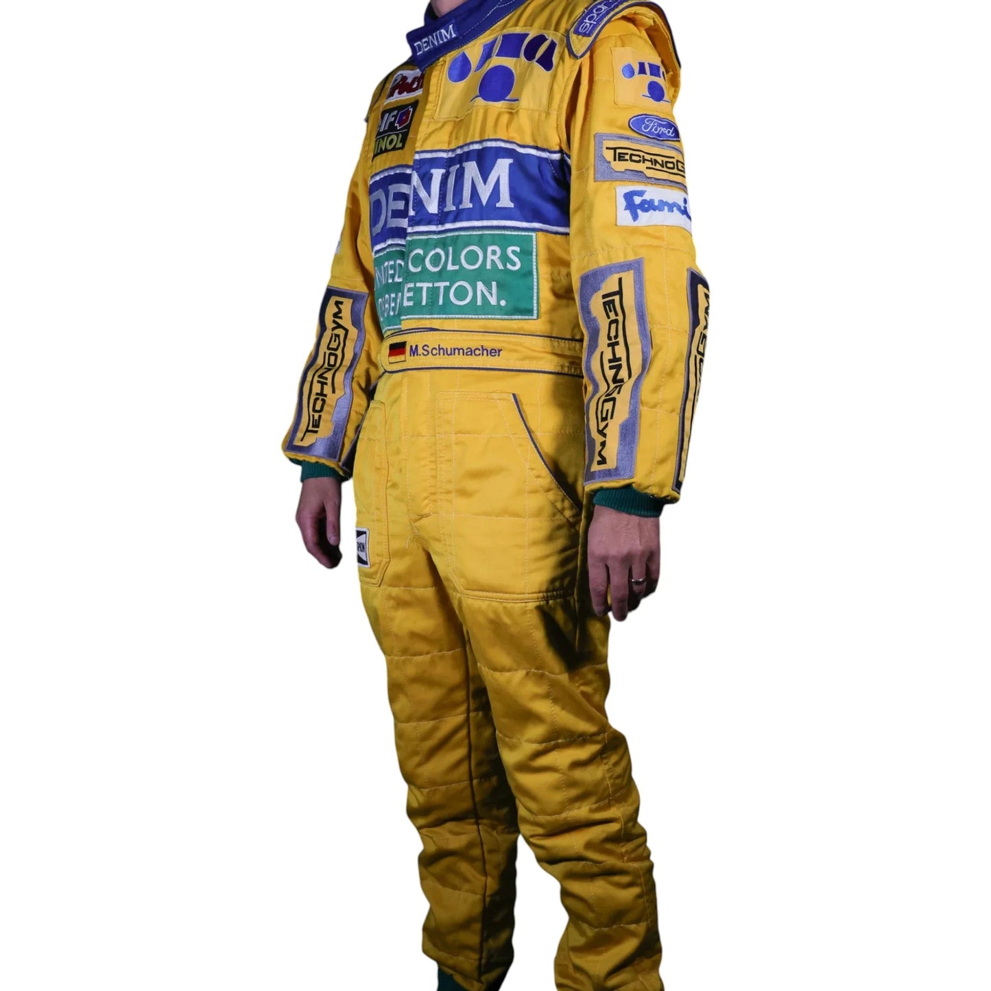 1993 Michael Schumacher Benetton-Ford F1 Racing Suit - Ex Race Gear