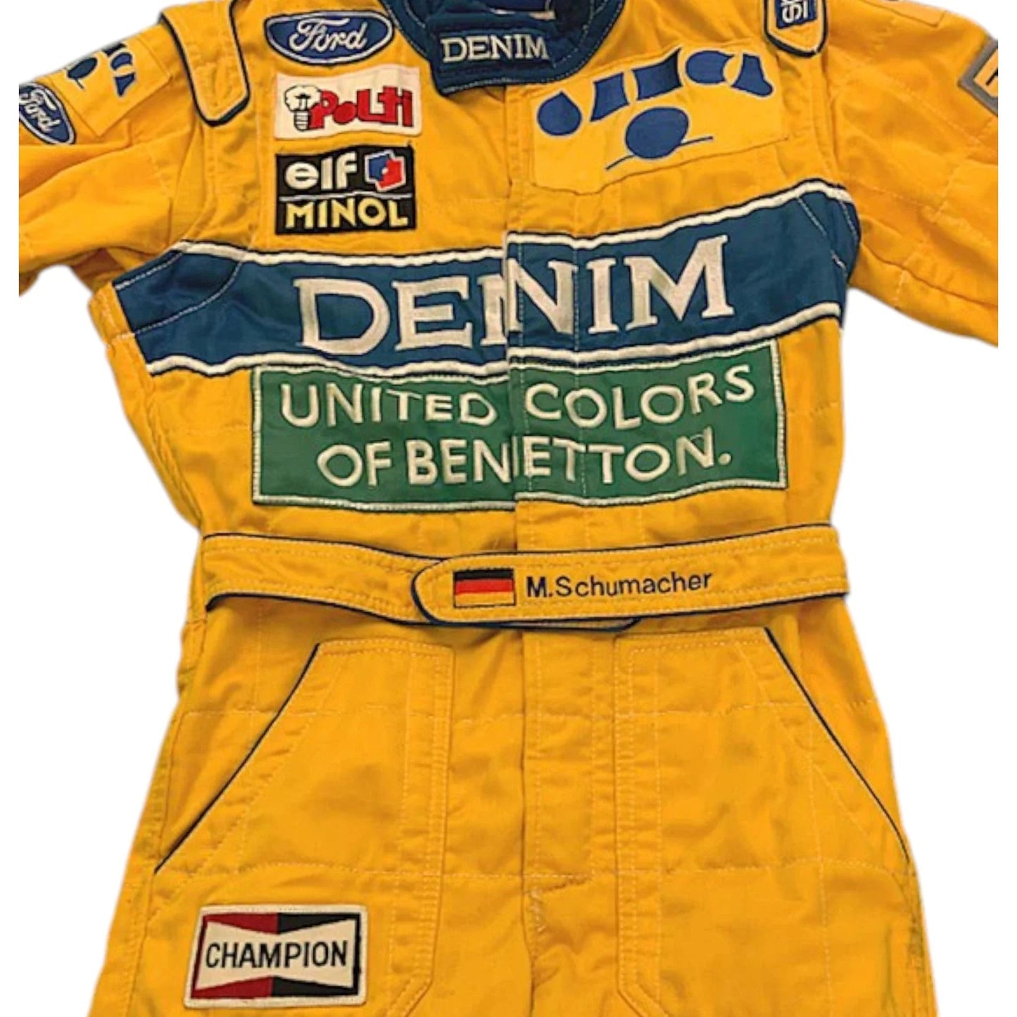 1993 Michael Schumacher Benetton-Ford F1 Racing Suit - Ex Race Gear