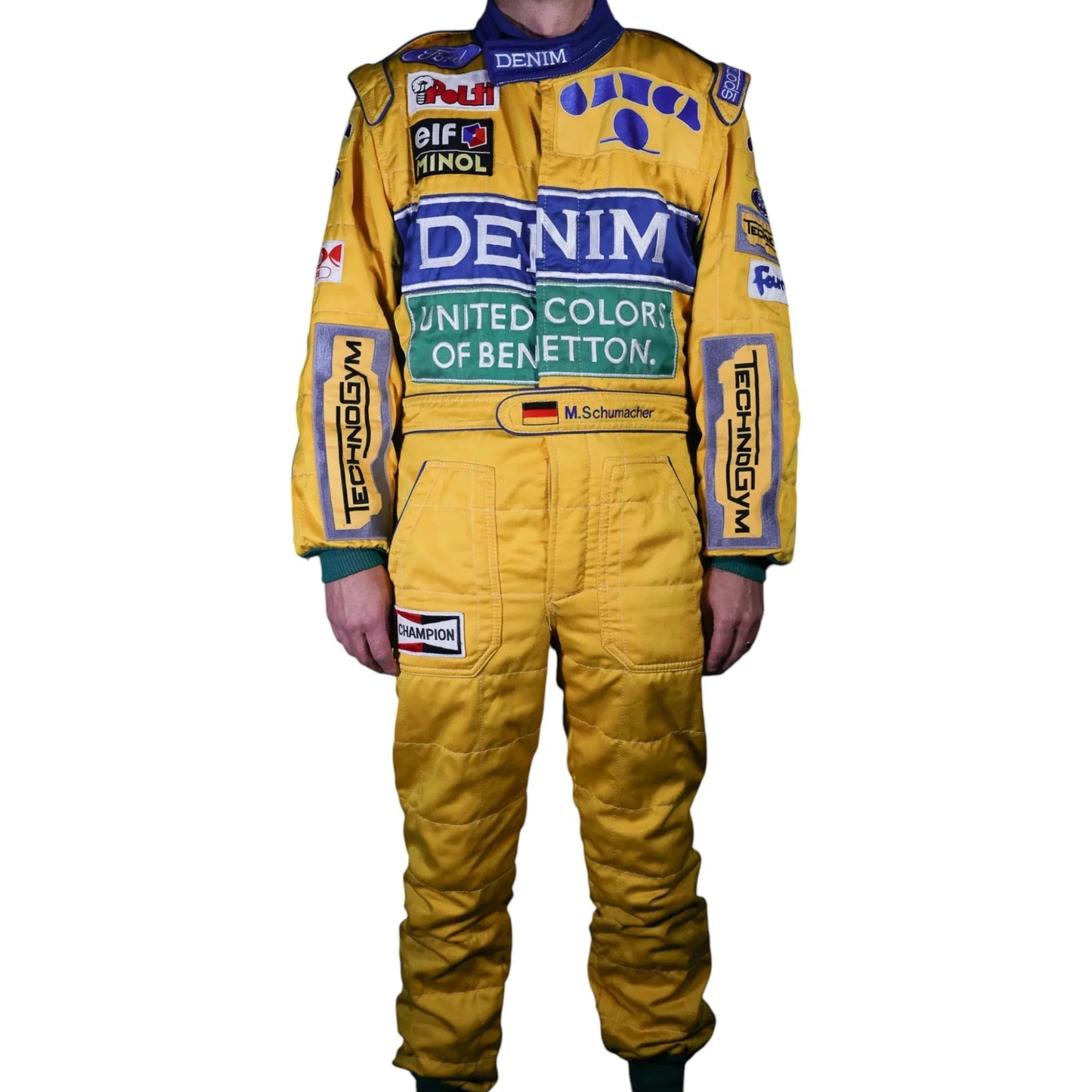 1993 Michael Schumacher Benetton-Ford F1 Racing Suit - Ex Race Gear