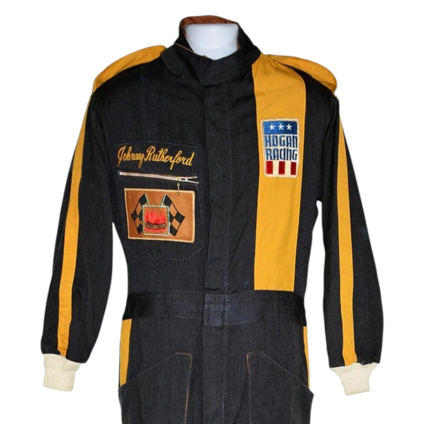 1974 Johnny Rutherford Signed Race Suit - Hogan Racing F5000 Rustle Racewears