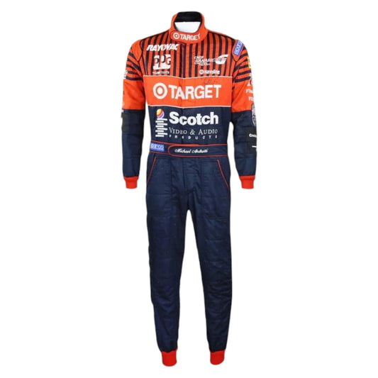 1994 Michael Andretti Signed Race Chip Ganassi Racing IndyCar Suit Ex Race Gear