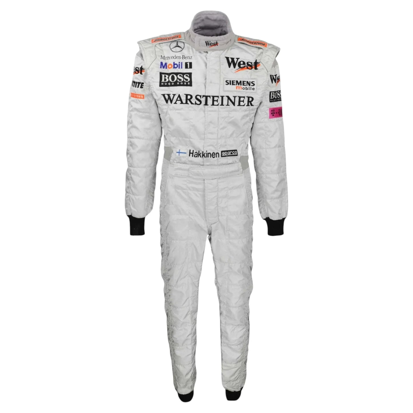 2000 Mika Hakkinen Austrian GP Winning Race - West McLaren Mercedes F1 Suit | McLaren Formula 1 Rustle Racewears