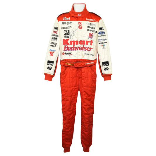 1997 Christian Fittipaldi Signed Race Newman-Haas Momo IndyCar Suit Ex Race Gear