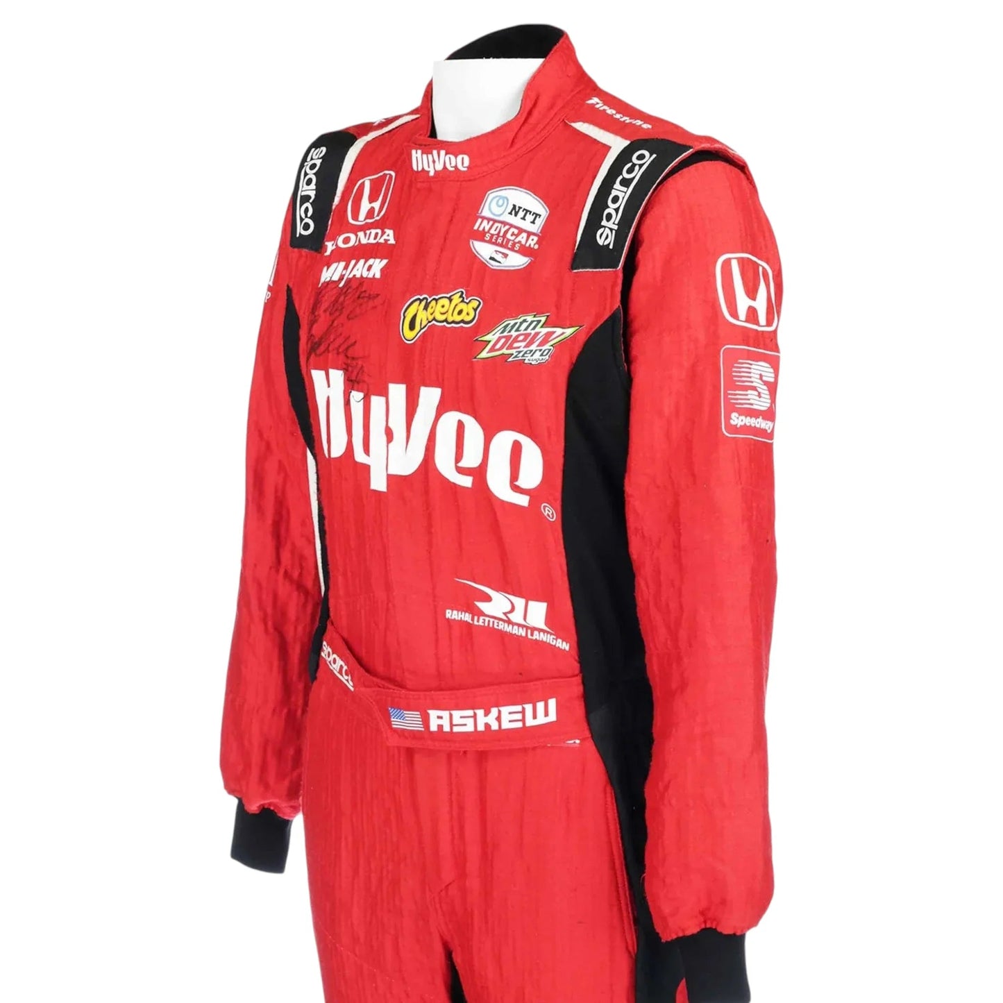 2021 Oliver Askew Signed IndyCar Suit - Exclusive Racing Ex Race Gear