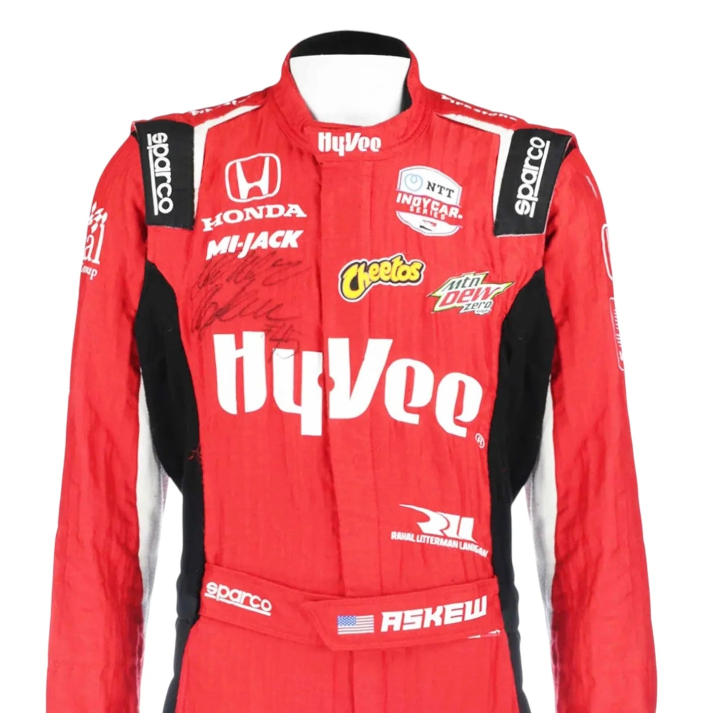 2021 Oliver Askew Signed IndyCar Suit - Exclusive Racing Ex Race Gear
