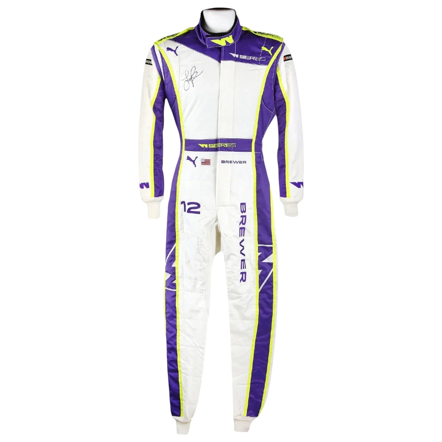 2022 Lindsay Brewer Signed W Series Suit Ex Race Gear