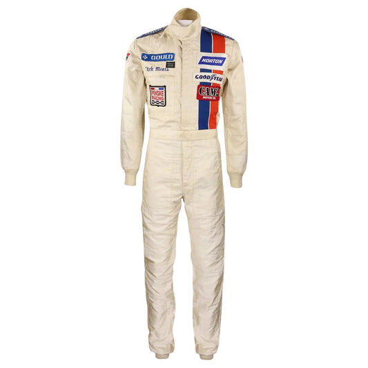 1979 Rick Mears Signed Race Team Penske IndyCar Suit Rustle Racewears
