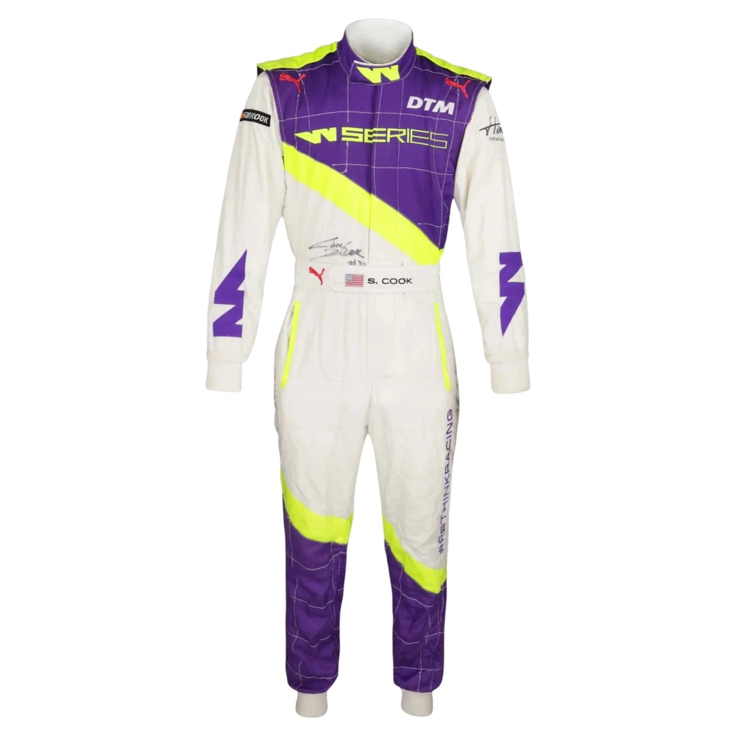 2019 Sabre Cook Signed Race W Series Suit Ex Race Gear