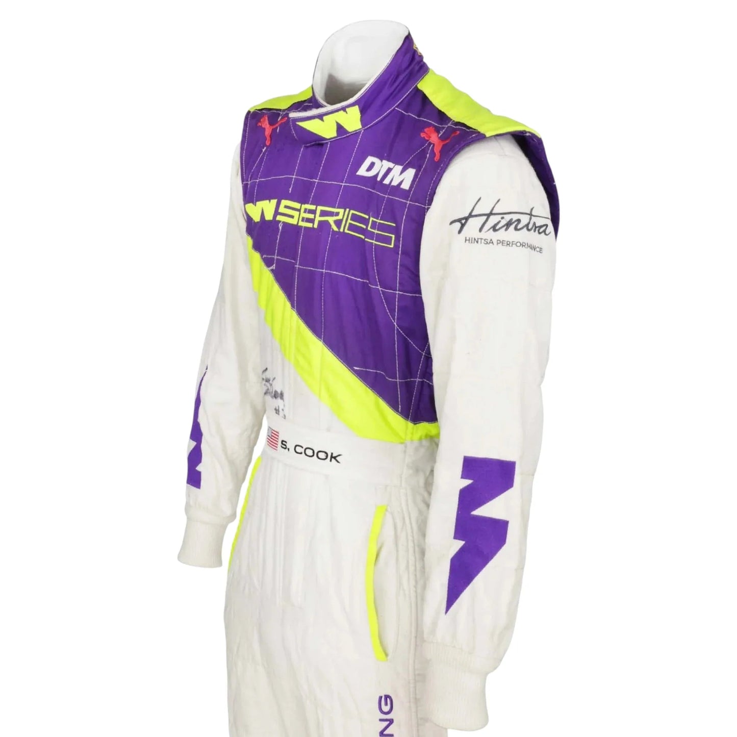 2019 Sabre Cook Signed Race W Series Suit Ex Race Gear