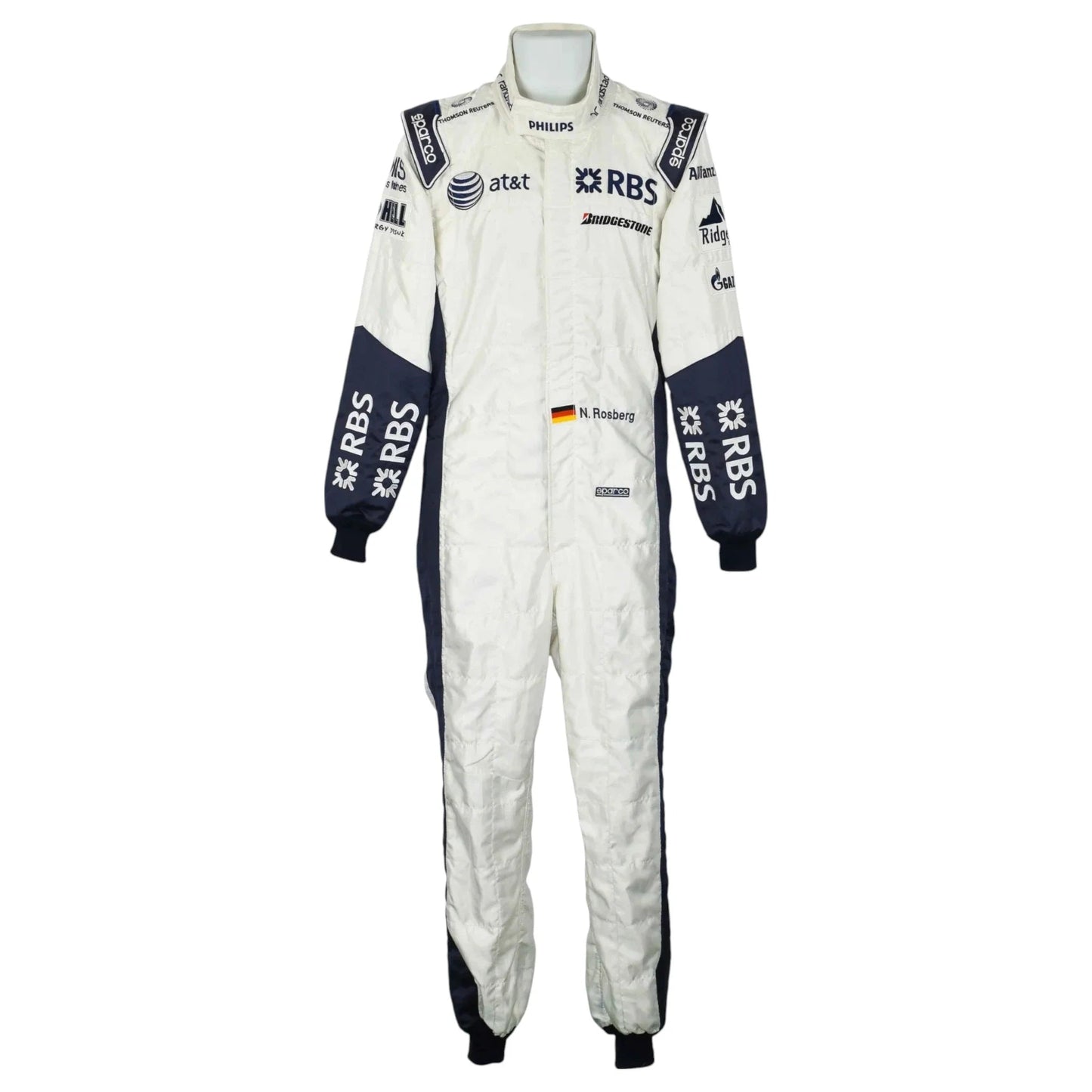2009 Nico Rosberg Race Williams Formula 1 Suit - Iconic F1 Rustle Racewears