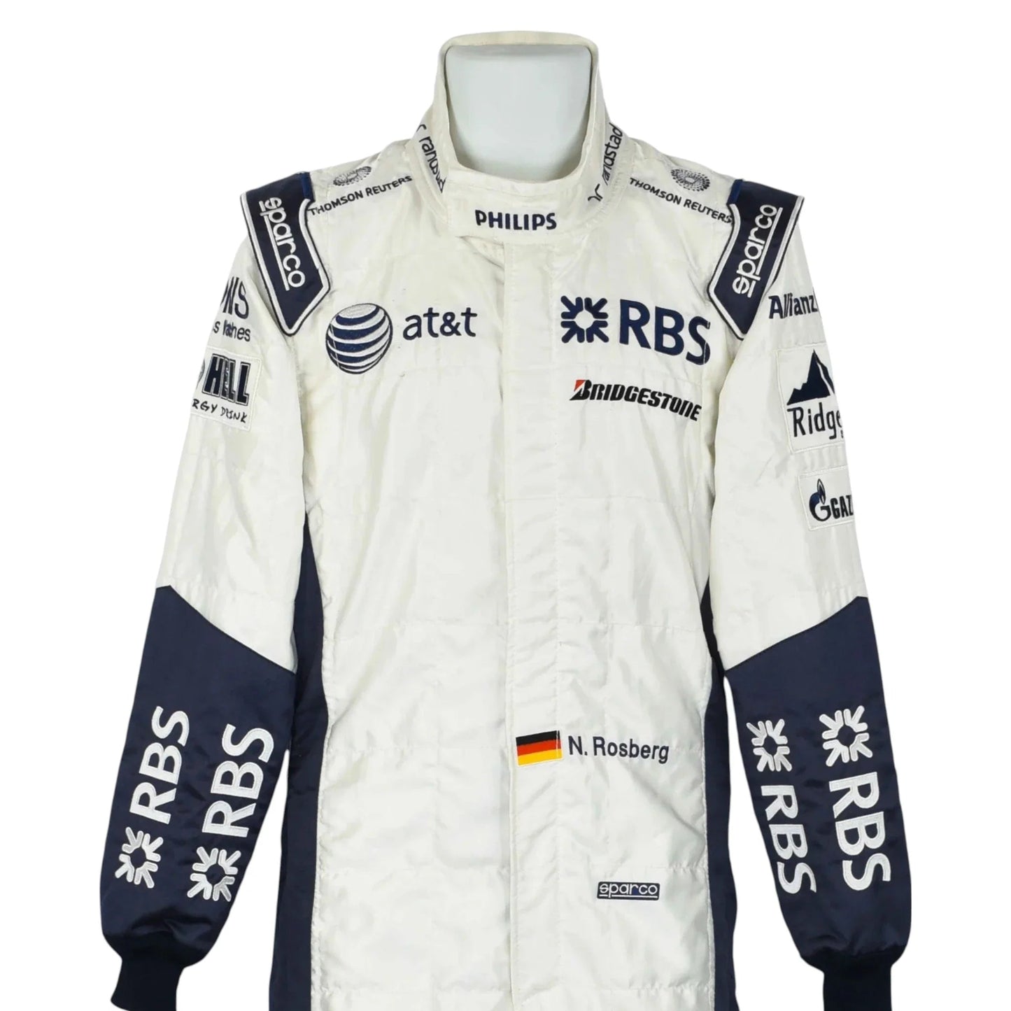 2009 Nico Rosberg Race Williams Formula 1 Suit - Iconic F1 Rustle Racewears