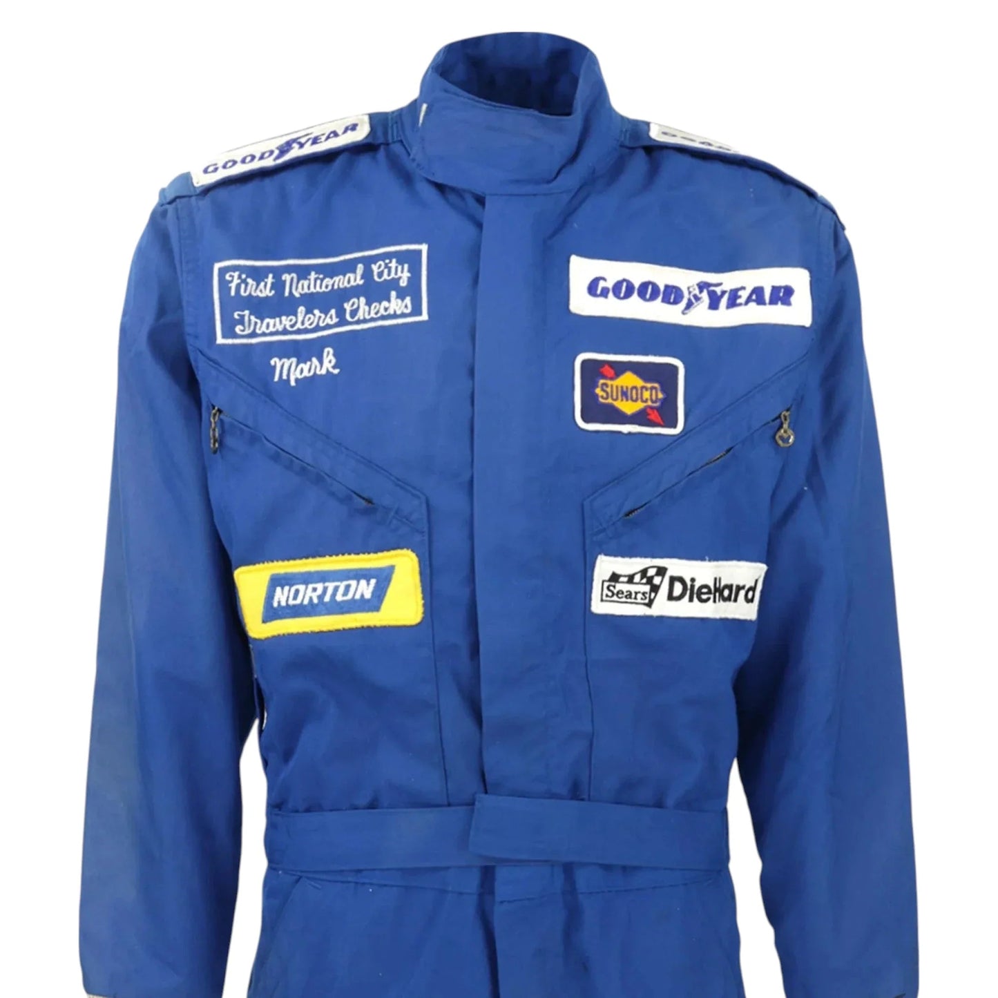 1975 Mark Donohue Race First National City Bank Team F1 Suit Rustle Racewears