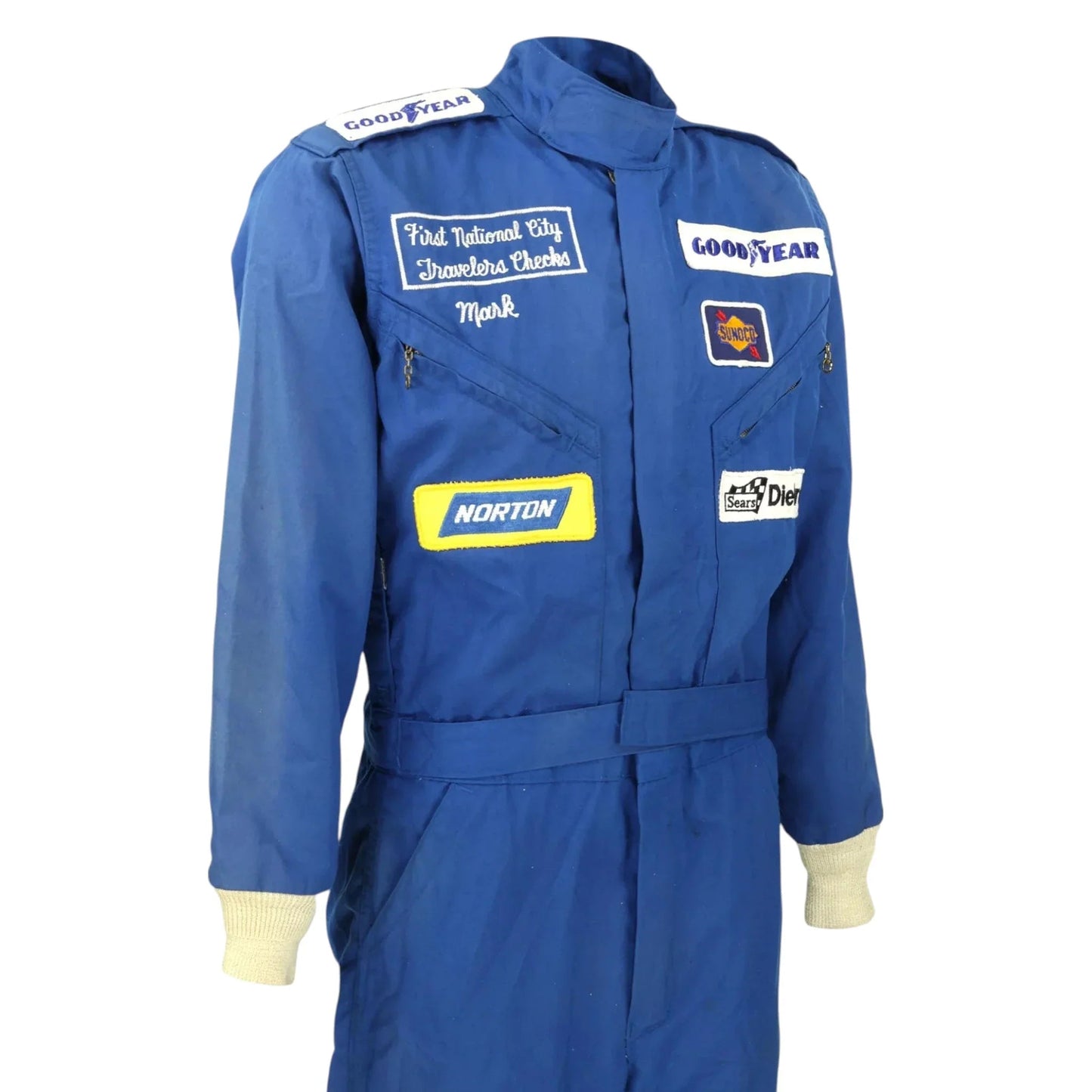 1975 Mark Donohue Race First National City Bank Team F1 Suit Rustle Racewears