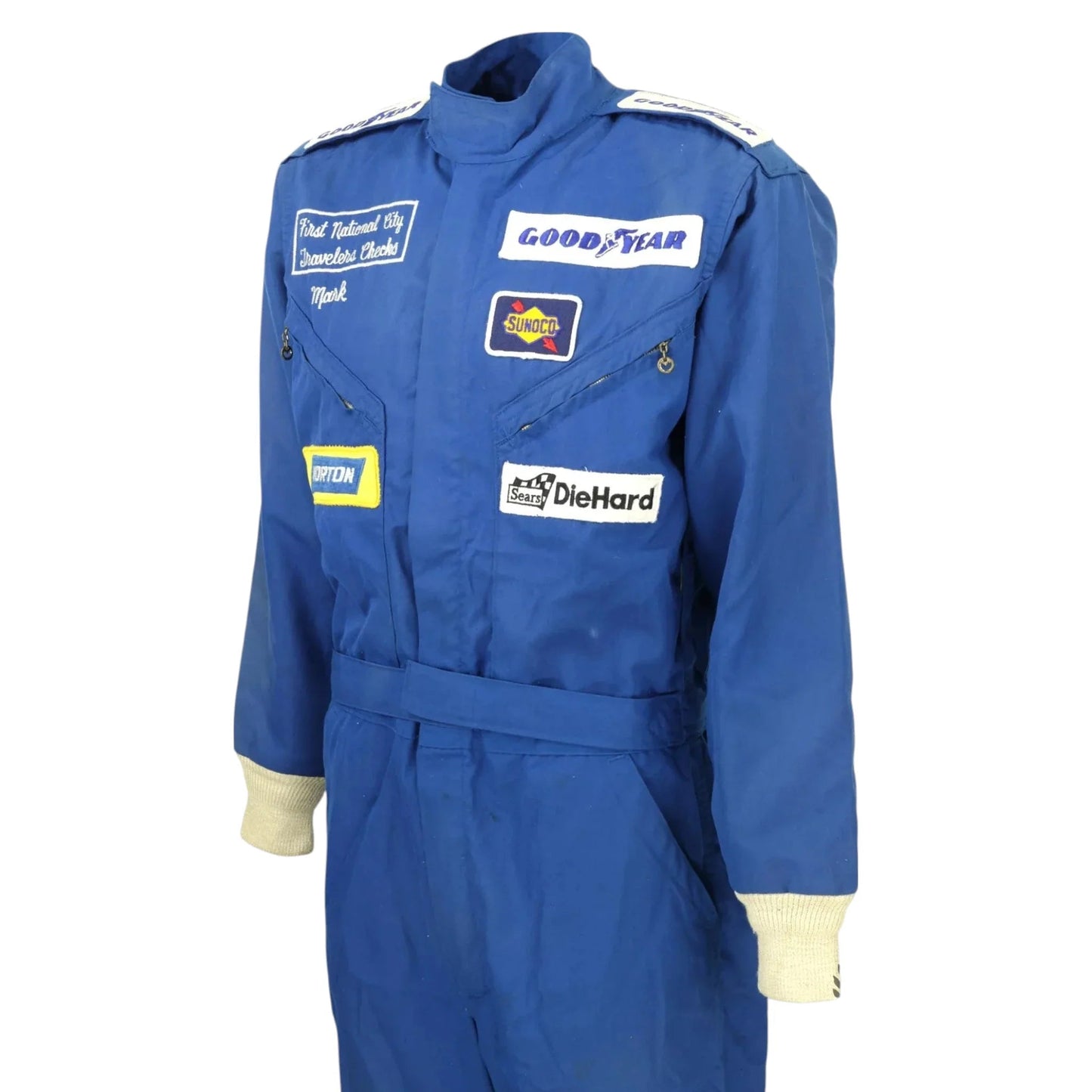 1975 Mark Donohue Race First National City Bank Team F1 Suit Rustle Racewears