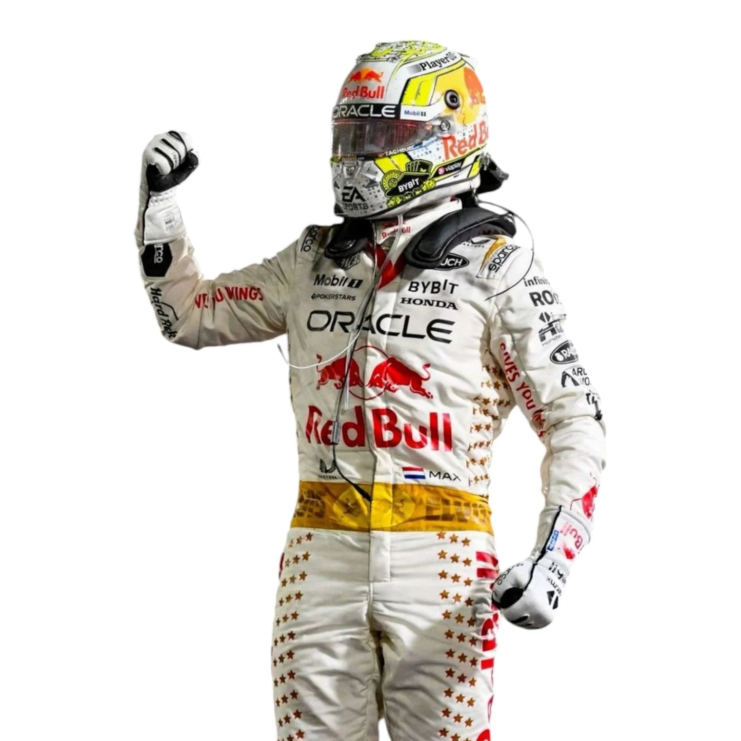 2023 Las Vegas Max Verstappen Red Bull F1 Race Suit Ex Race Gear