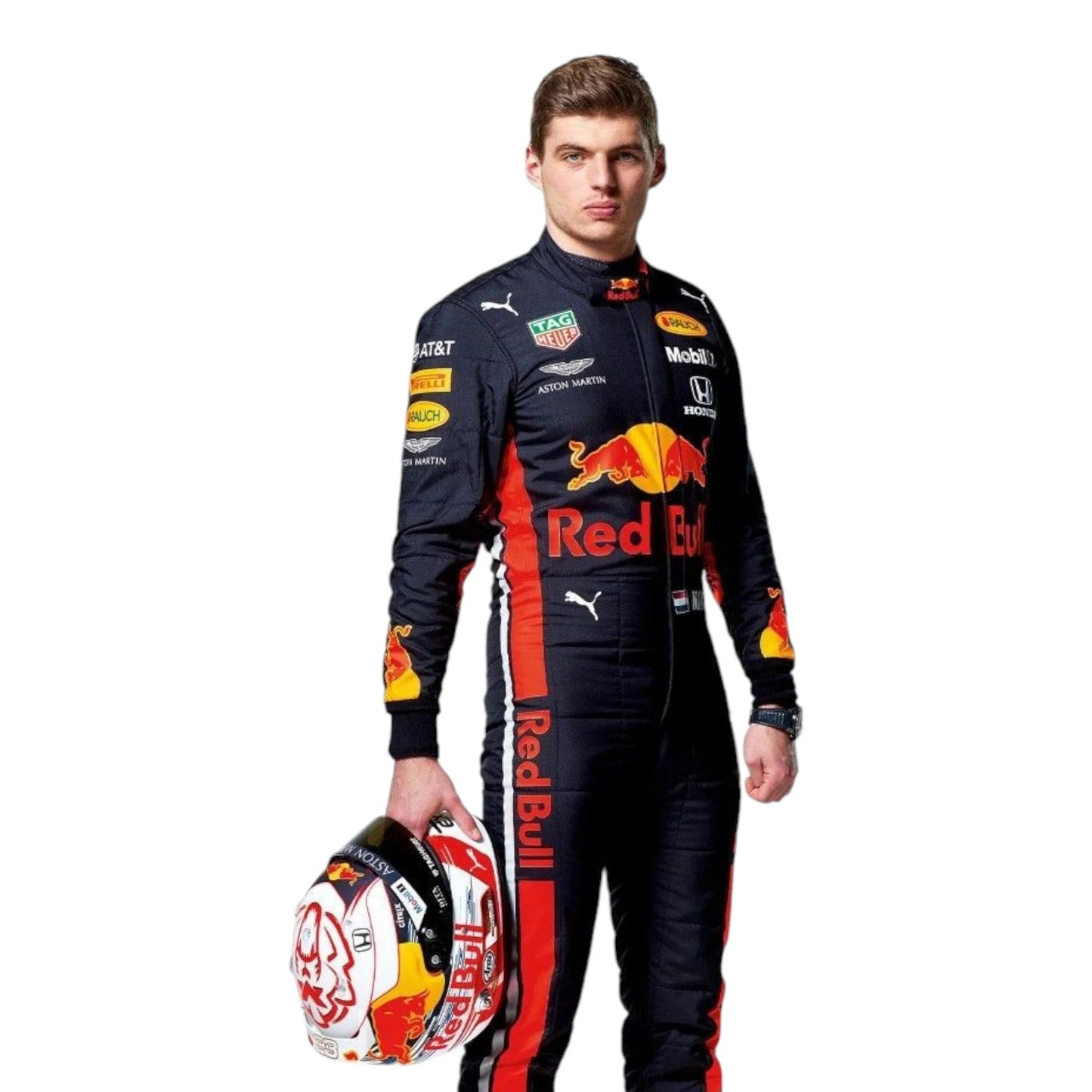 2019 Max Verstappen Replica Red Bull Racing Suit F1 Honda Rustle Racewears