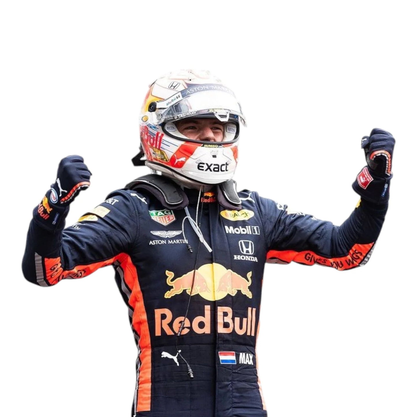 2019 Max Verstappen Replica Red Bull Racing Suit F1 Honda Rustle Racewears