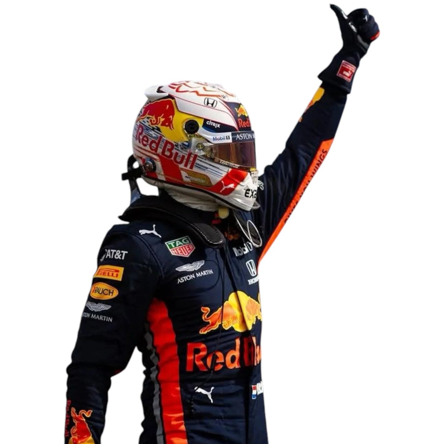 2019 Max Verstappen Replica Red Bull Racing Suit F1 Honda Rustle Racewears