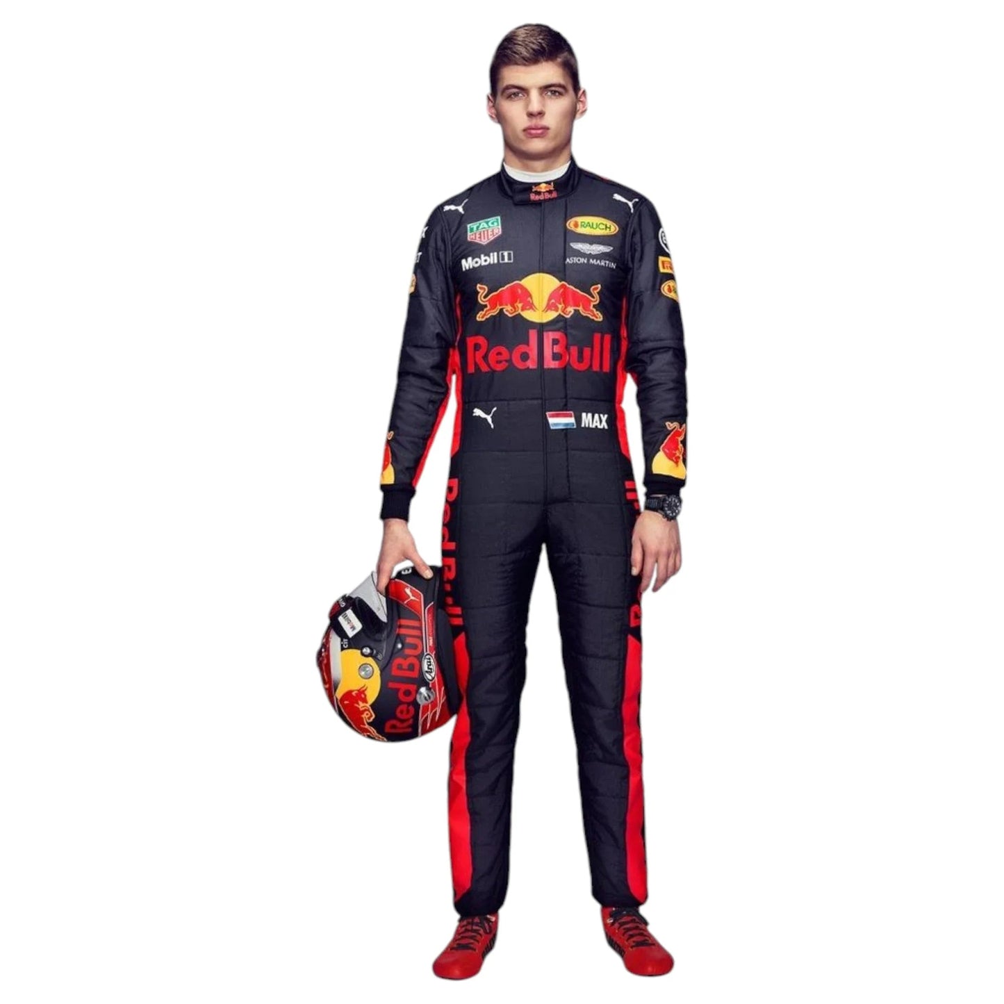 2017 Max Verstappen Race Red Bull F1 Suit Ex Race Gear