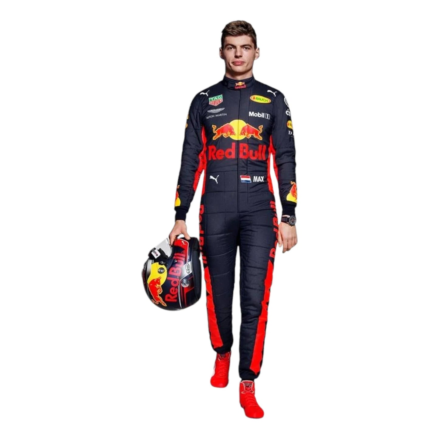 2017 Max Verstappen Race Red Bull F1 Suit Ex Race Gear