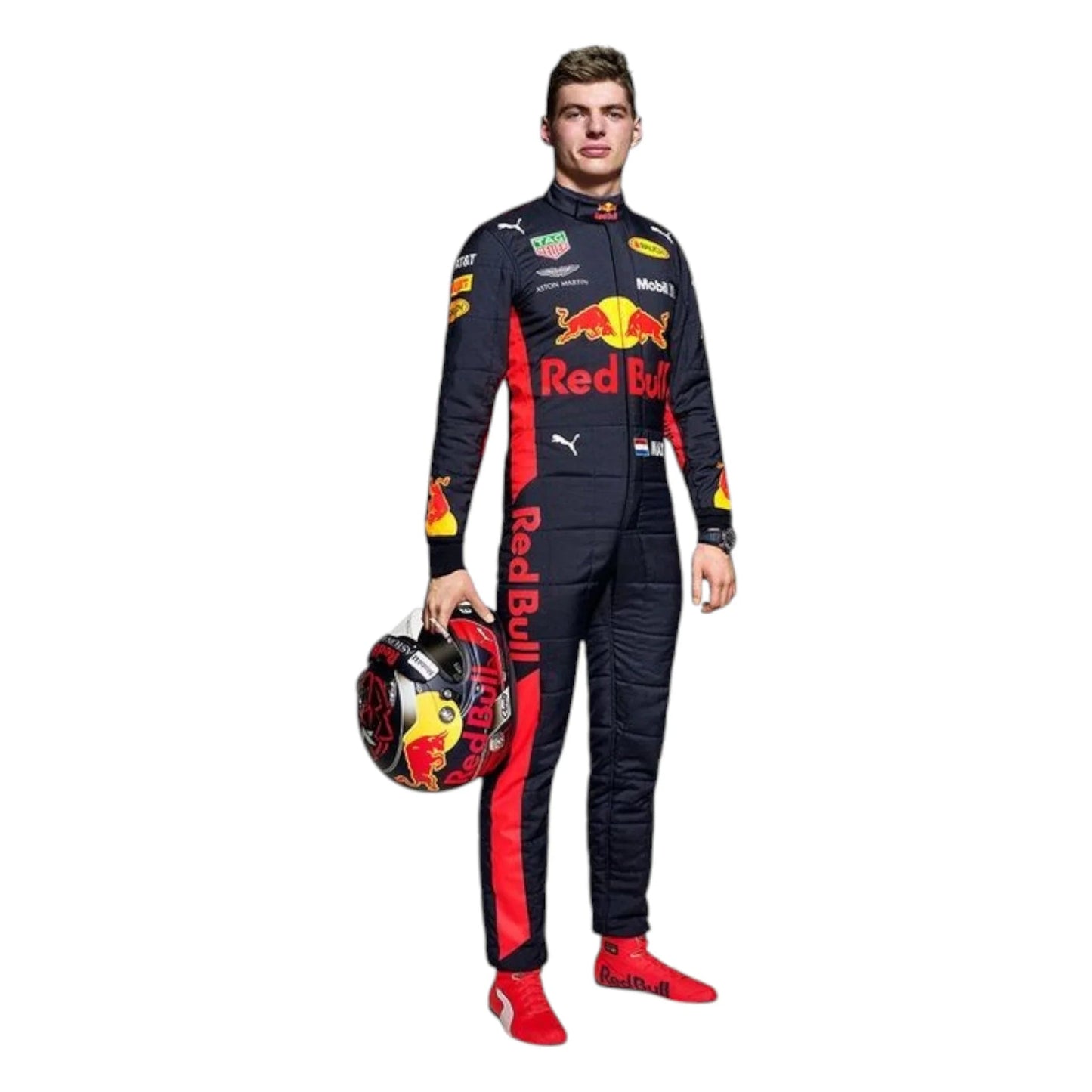 2017 Max Verstappen Race Red Bull F1 Suit Ex Race Gear