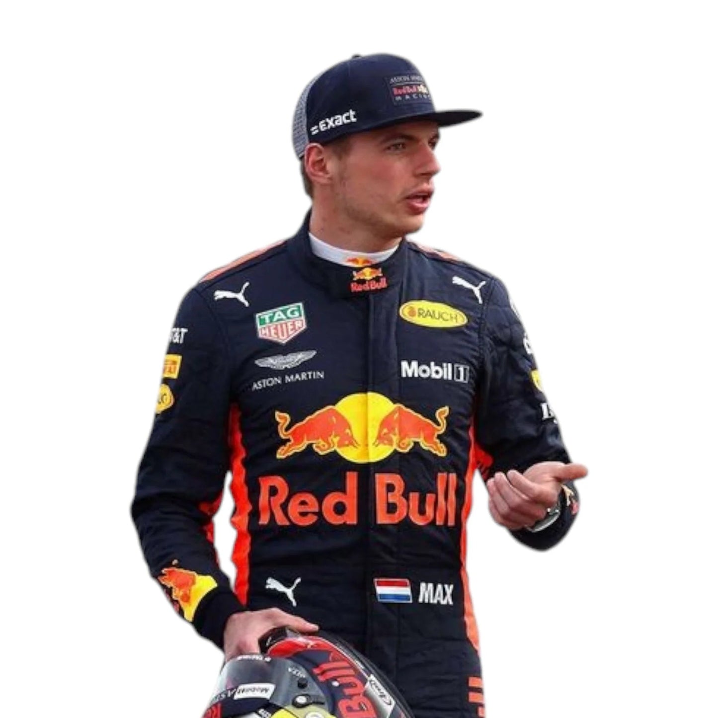 2017 Max Verstappen Race Red Bull F1 Suit Ex Race Gear