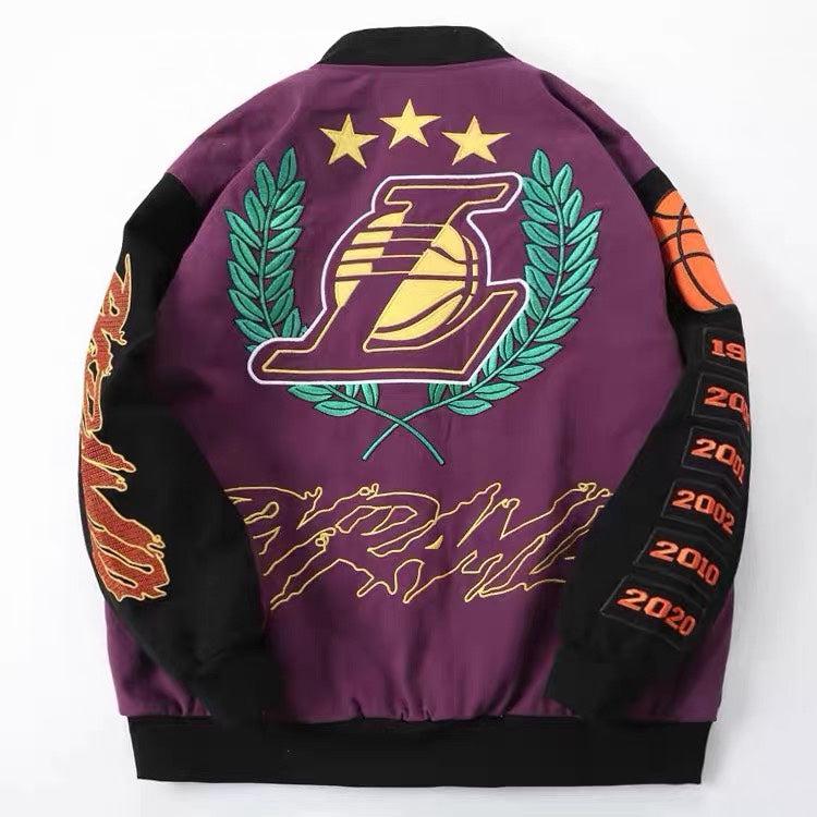 Rare LAKERS Vintage Embroidered Jacket - Unisex SHABA Collection