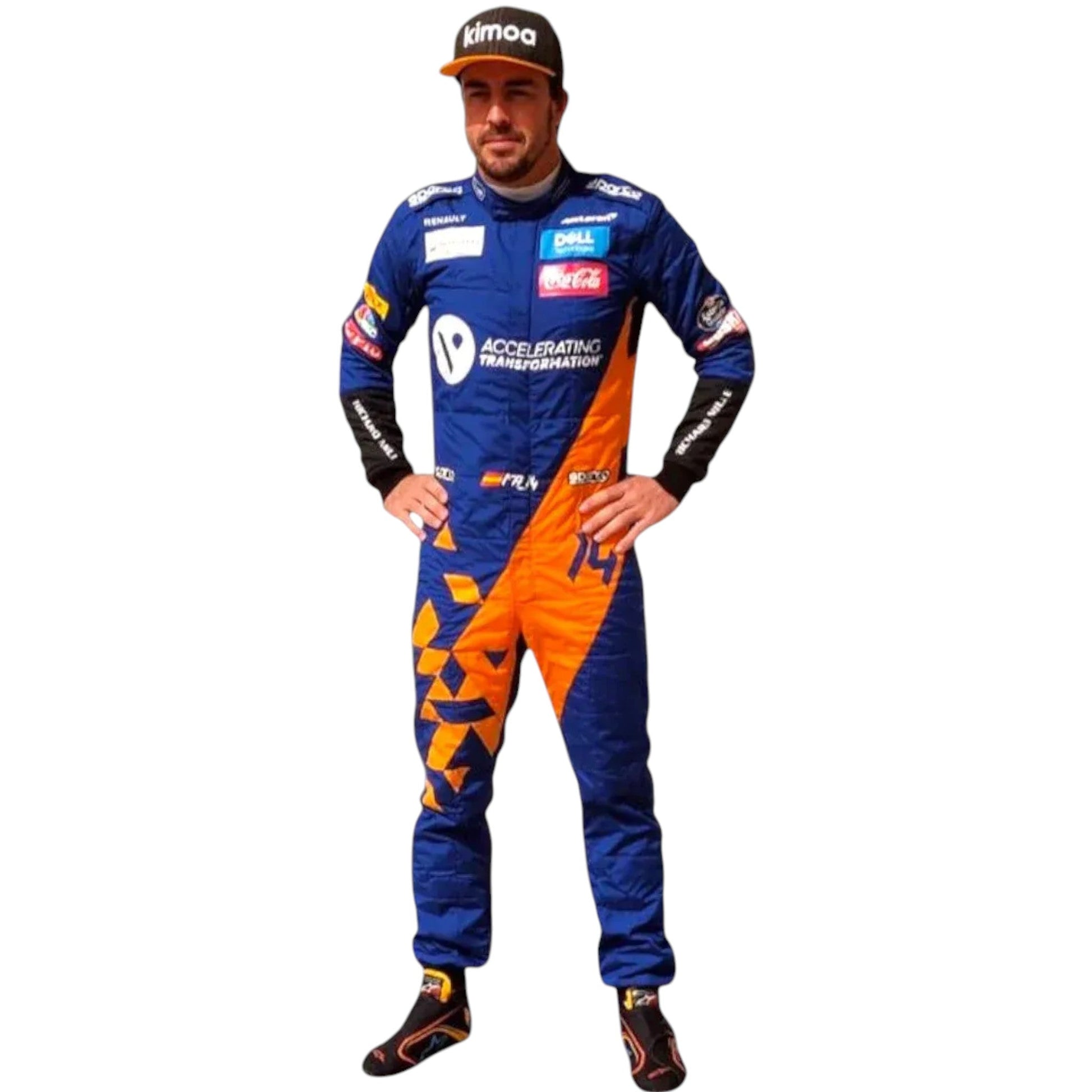 2019 Fernando Alonso Mclaren F1 Race Suit Rustle Racewears