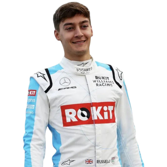 2019 George Russell Rocket  Williams Racing F1 Race Suit Rustle Racewears