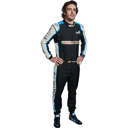 2021 Fernando Alonso Alpine Formula 1 Suit Ex Race Gear