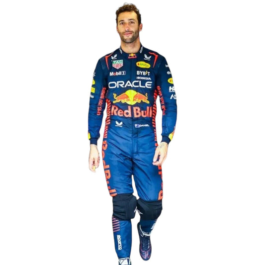 2023 Daniel Ricciardo Oracle Red Bull F1 Team Race Suit Ex Race Gear