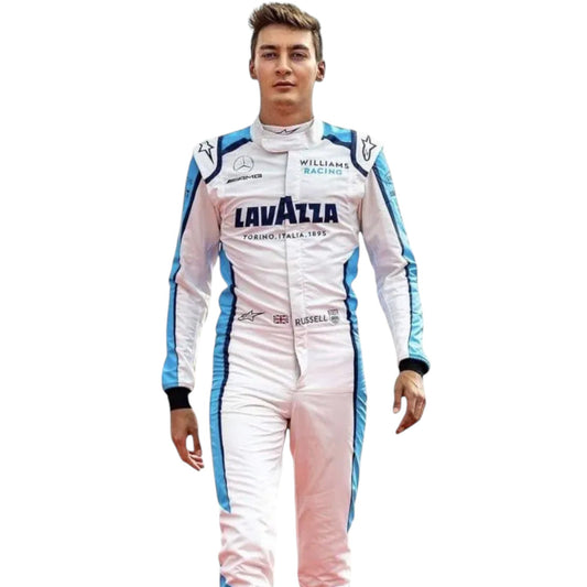 2020 George Russell Atlassian Williams Racing Suit Ex Race Gear