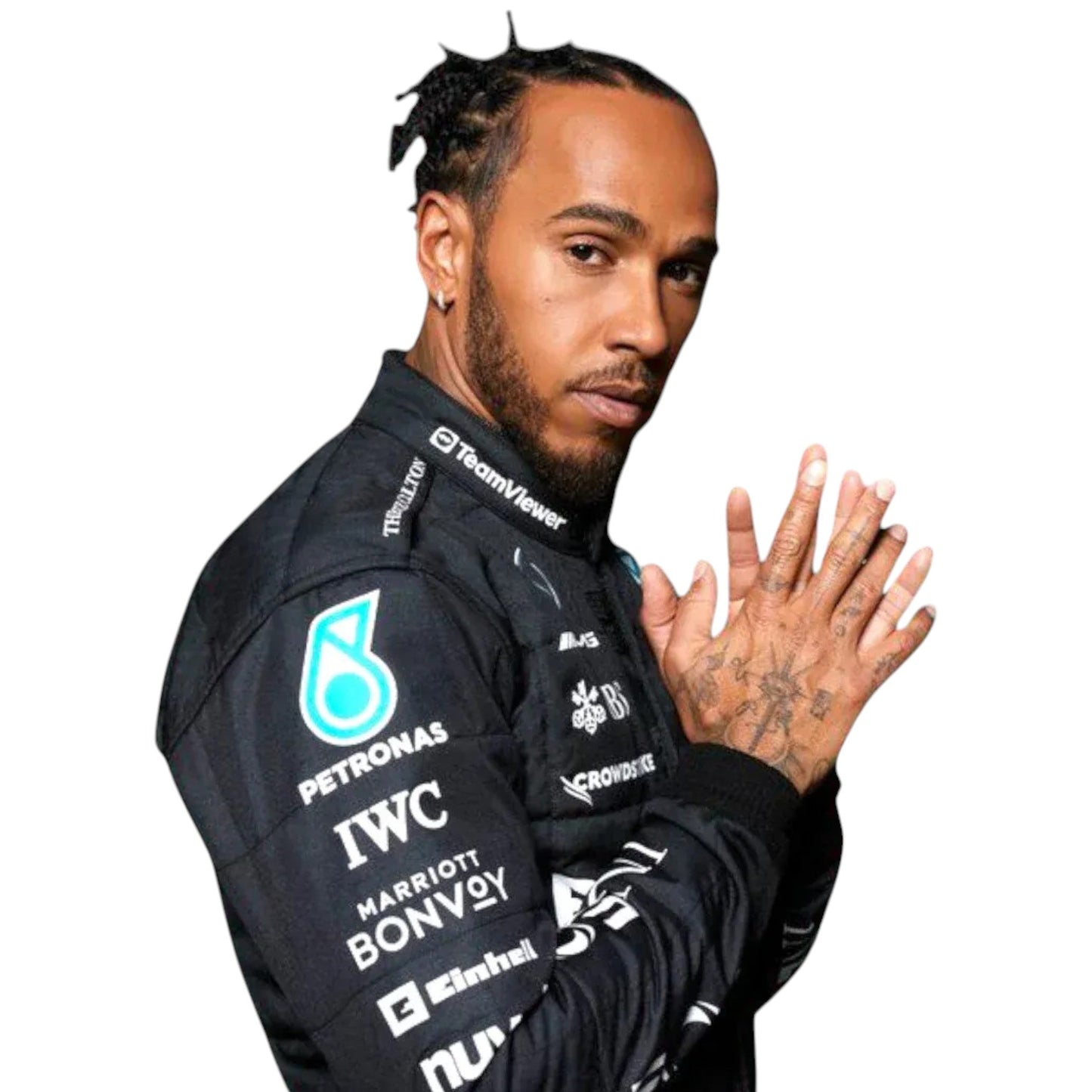2023 Lewis Hamilton Mercedes AMG F1 Race Suit Ex Race Gear