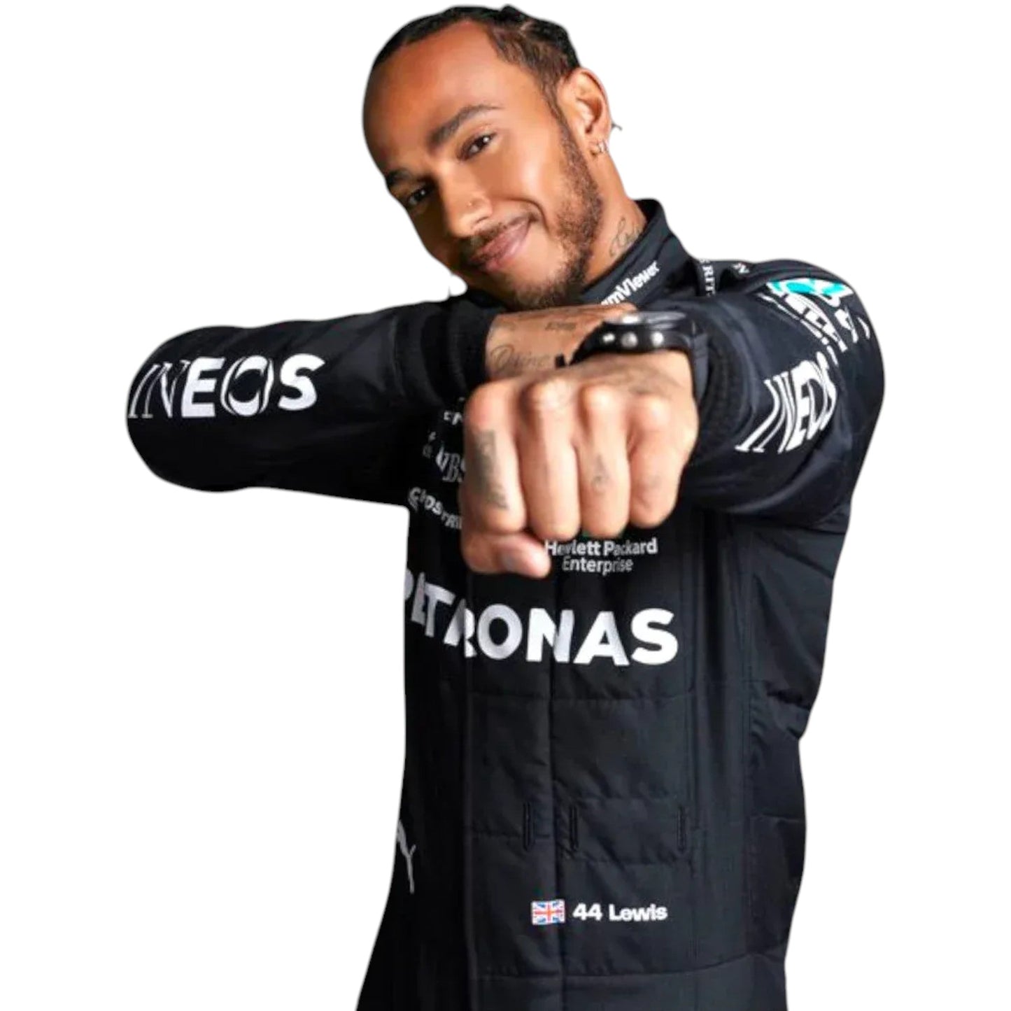 2023 Lewis Hamilton Mercedes AMG F1 Race Suit Ex Race Gear