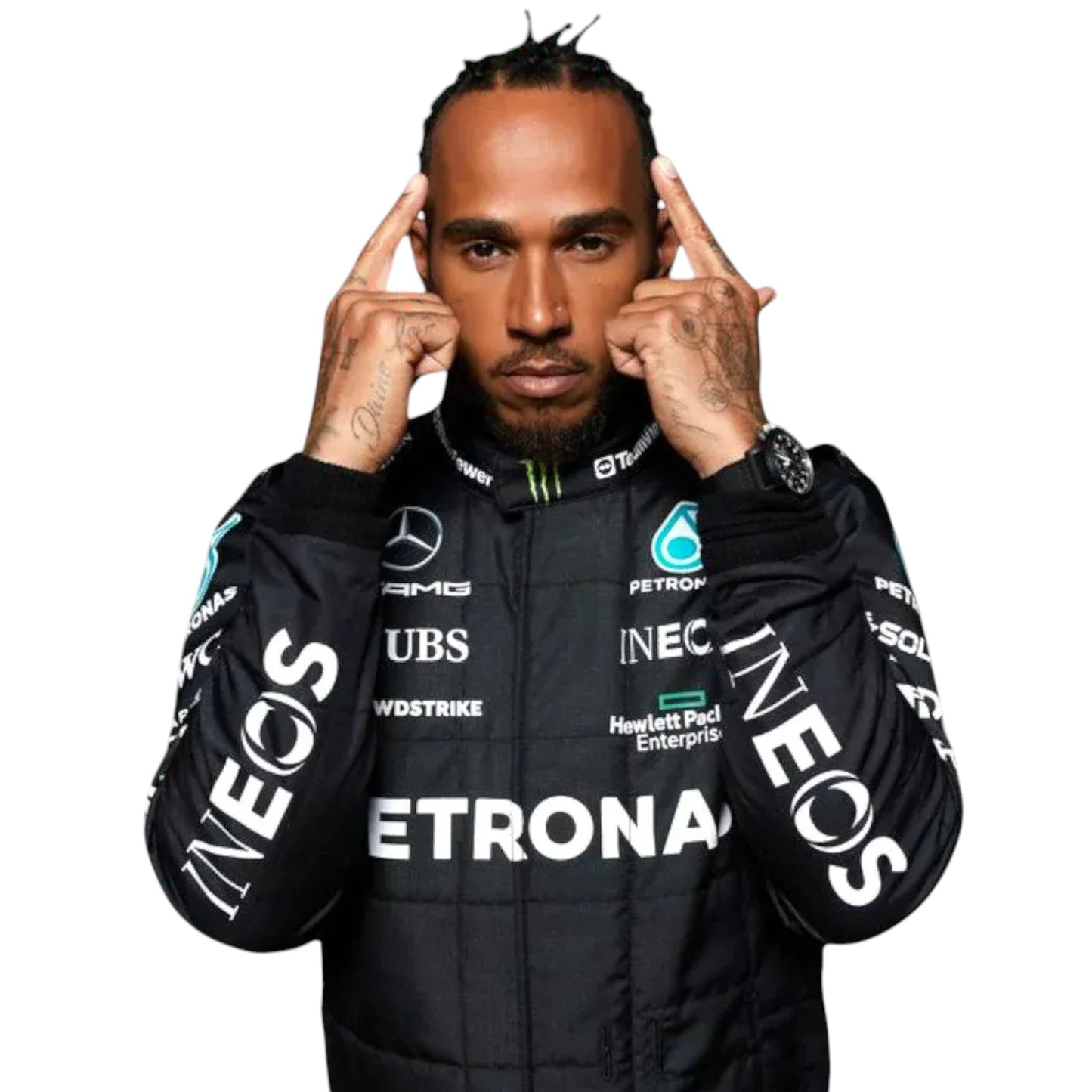2023 Lewis Hamilton Mercedes AMG F1 Race Suit Ex Race Gear